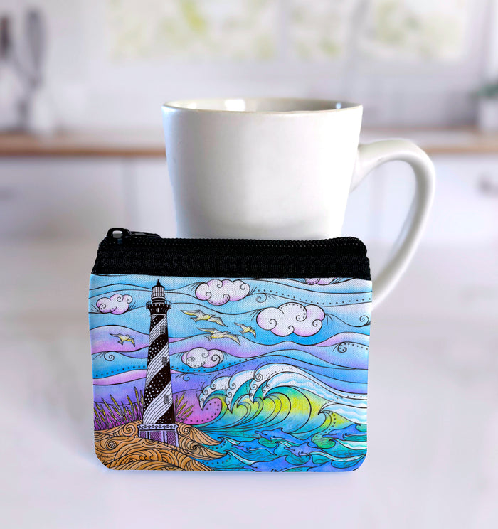 Hatteras Waves Coin Bag