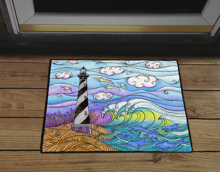 Hatteras Waves Door Mat