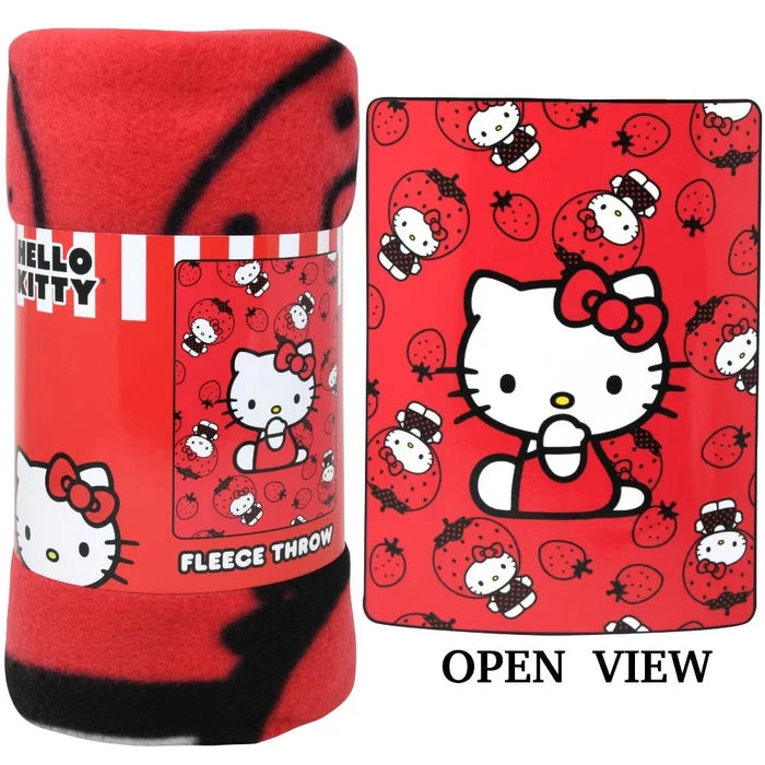 Hello Kitty - Hello Kitty 46x60" Fleece Throw Blanket