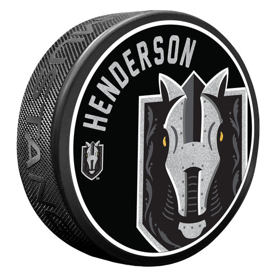 Henderson Silver Knights Puck - Icon - Vegas Team Store