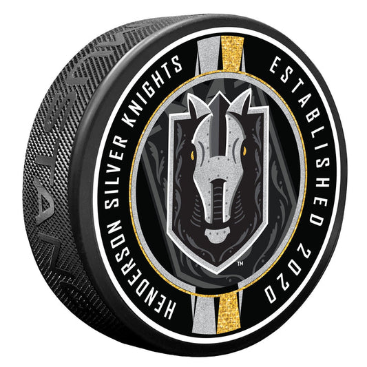Henderson Silver Knights Puck - Ribbon