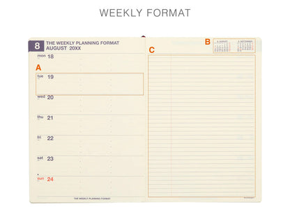 Hightide 2027 Weekly Diary Minute Manager A5