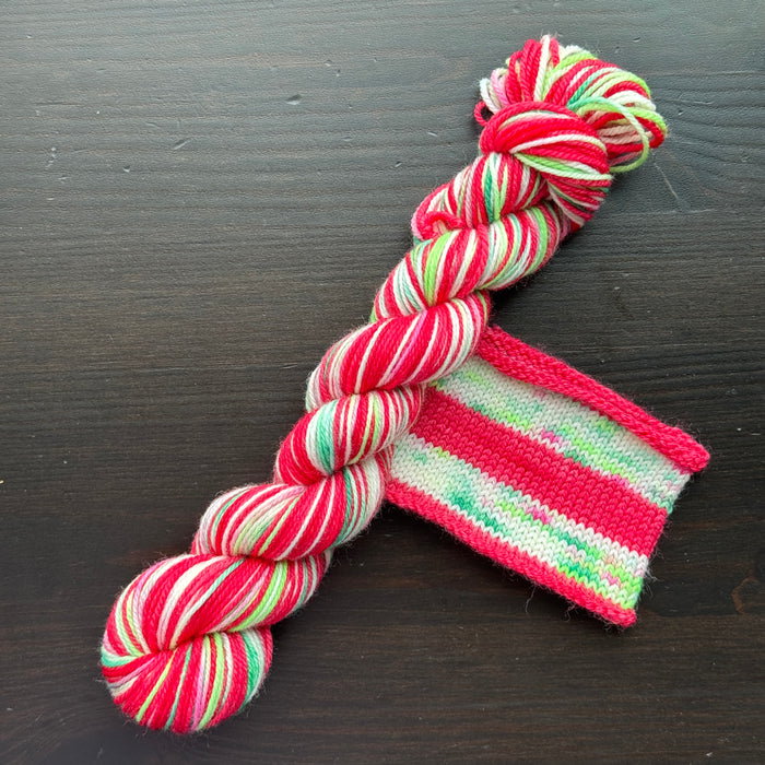 Ho Ho Ho! - Self Striping Merino Nylon Sock & DK