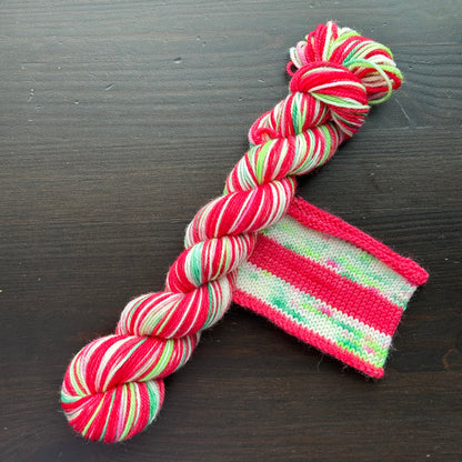 Ho Ho Ho! - Self Striping Merino Nylon Sock & DK