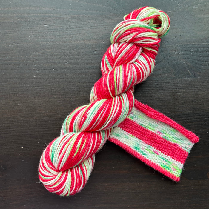 Ho Ho Ho! - Self Striping Merino Nylon Sock & DK