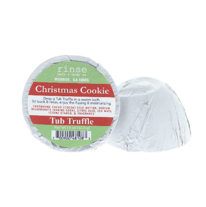 Rinse Bath Body Inc Holiday Tub Truffle - Christmas Cookie | Holiday Gift Favorite | Stocking Stuffer