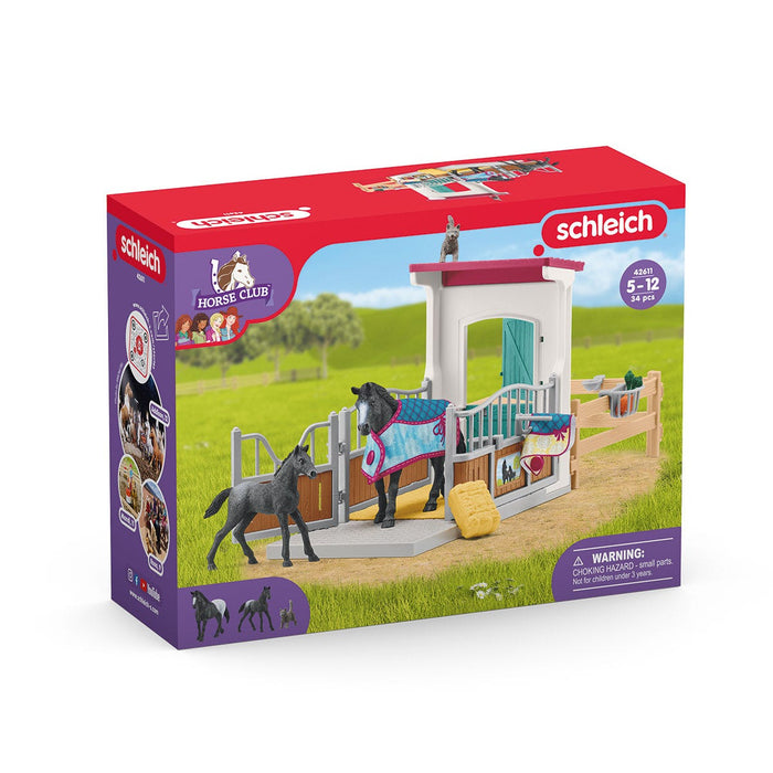 Horse Box with Mare and Foal