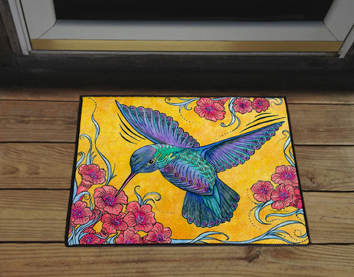 Hummingbird Door Mat