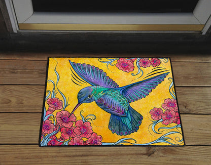 Hummingbird Door Mat
