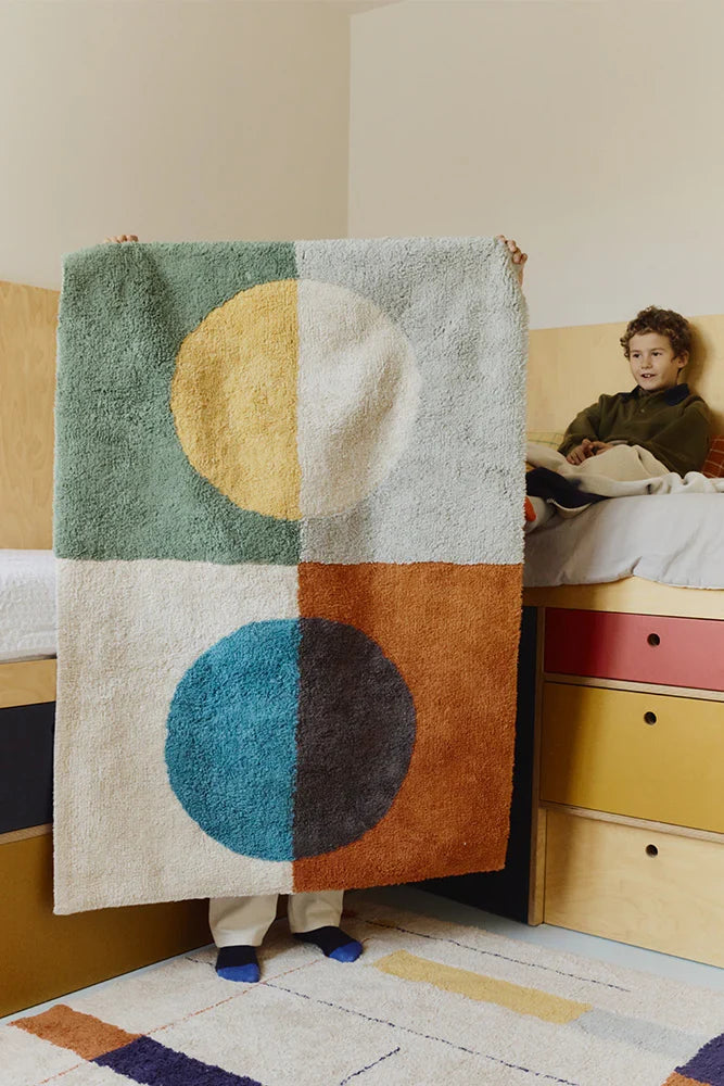 WASHABLE RUG ILUSION LENS - Rugs by Roo