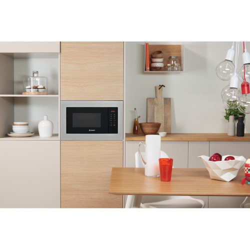 Indesit MWI125GX Built-In Microwave Stainless Steel Stainless Steel