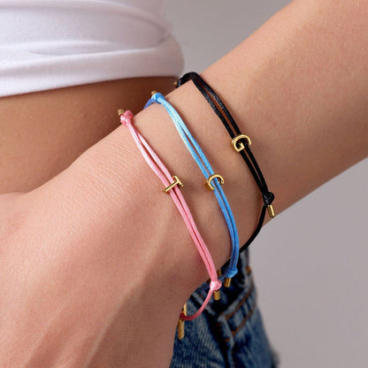 Initial Charm Bracelet