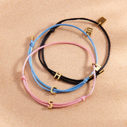 Initial Charm Bracelet