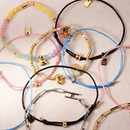 Initial Charm Bracelet