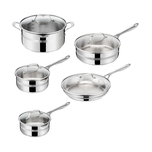 Jamie Oliver by Tefal Cook Smart Induction Uncoated Stainless Steel 5pc Set