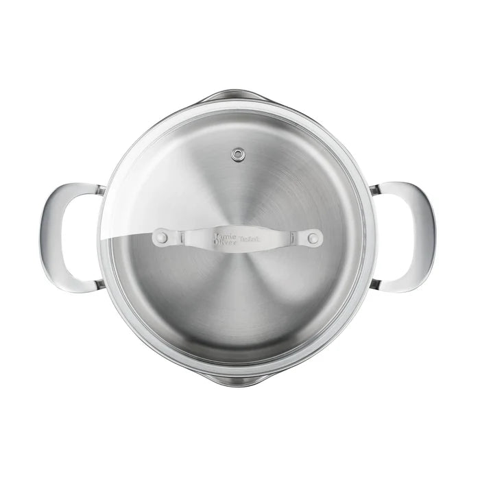 Jamie Oliver by Tefal Cook Smart Induction Uncoated Stainless Steel 5pc Set