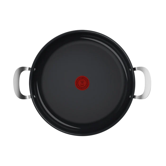 Jamie Oliver by Tefal Enjoy Ceramic Induction Hard Anodised Shallow Pan 30cm interior ceramic coating