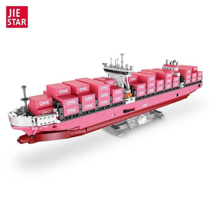 JIE STAR 9127 Pink container ship