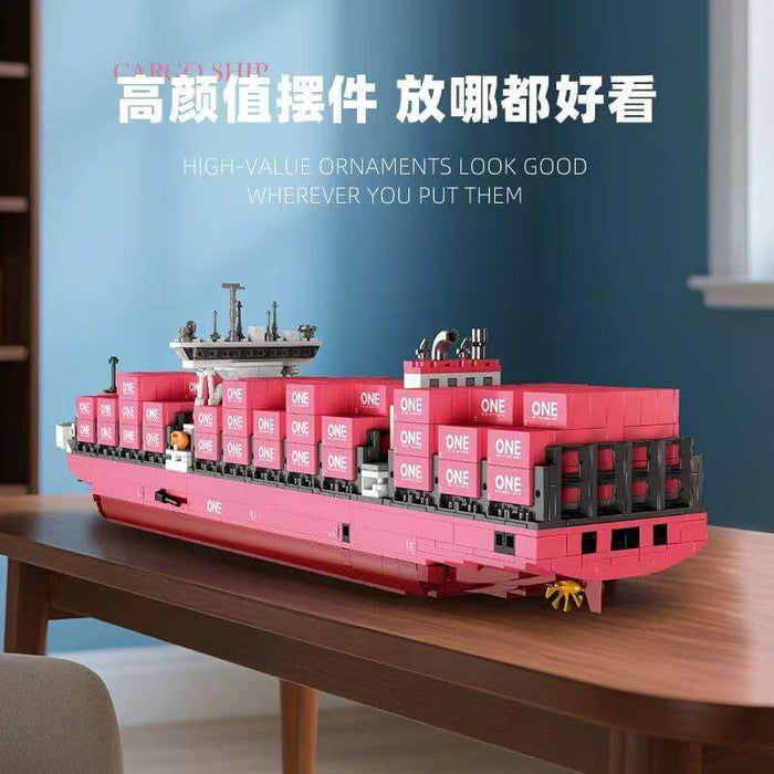 JIE STAR 9127 Pink container ship