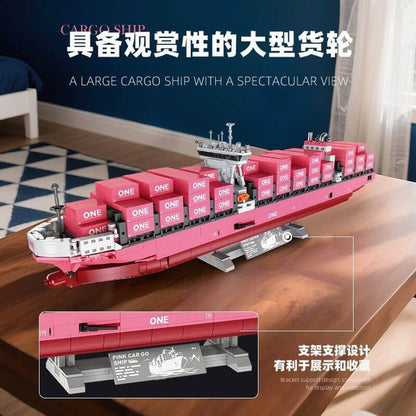 JIE STAR 9127 Pink container ship