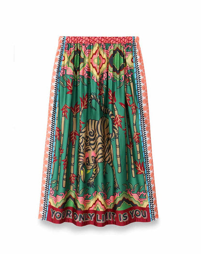Joy Forest Printed Skirt