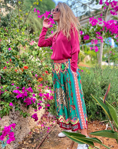 Joy Forest Printed Skirt