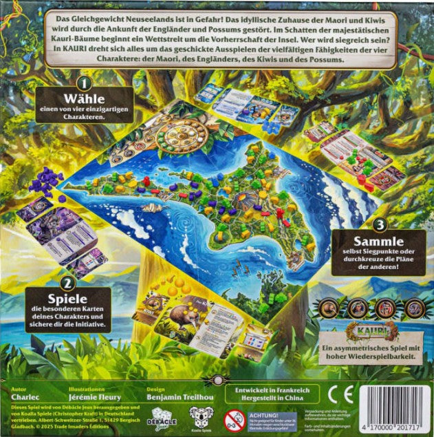 Kauri - Asymmetrisches Spiel für erfahrene Familien und Kenner