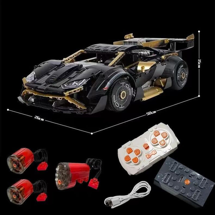 KBOX 10600 Black Gold Lamborghini Huracán STO Afobrick