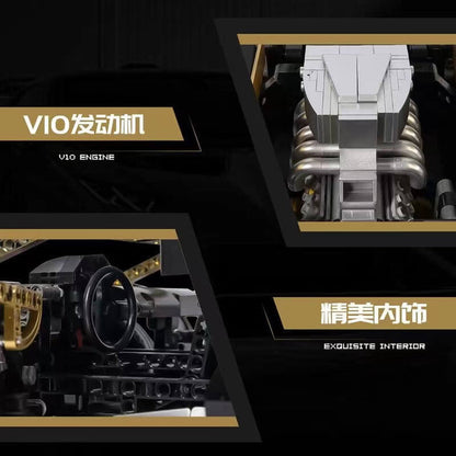 KBOX 10600 Black Gold Lamborghini Huracán STO Afobrick