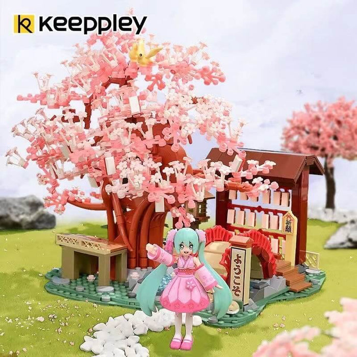 Keeppley K20901 Hatsune Miku Sakurazaka Road Afobrick