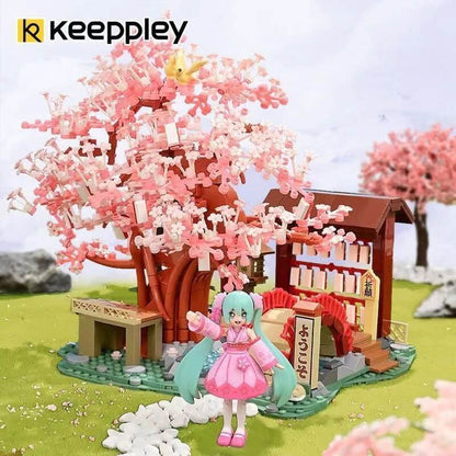 Keeppley K20901 Hatsune Miku Sakurazaka Road Afobrick