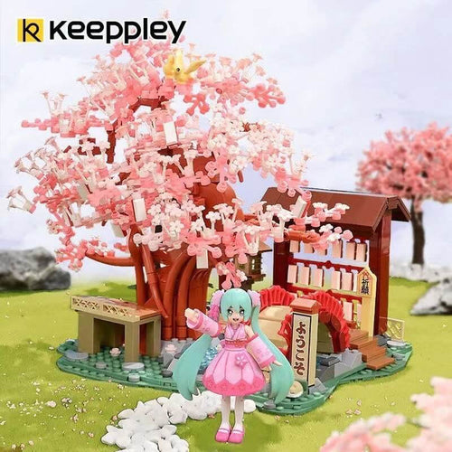 Keeppley K20901 Hatsune Miku Sakurazaka Road Afobrick