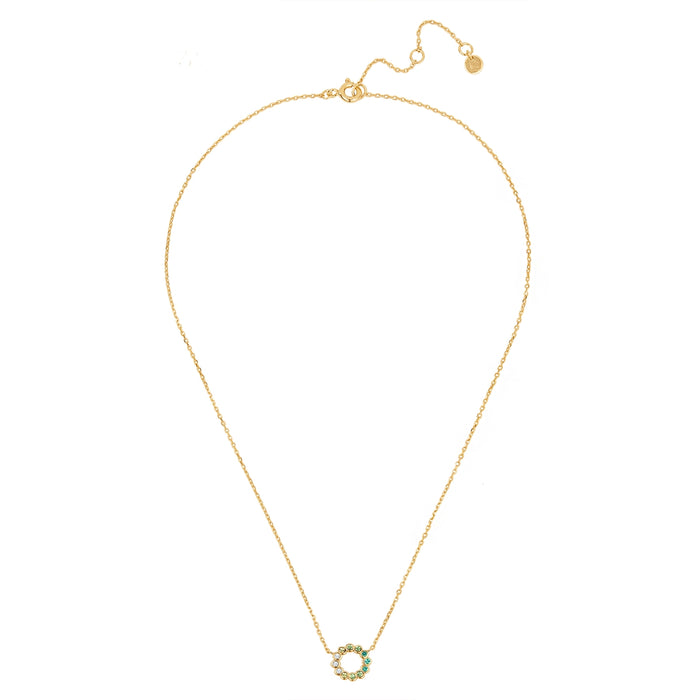 Kette CIRCLE gelbgold mit Zirkonia
