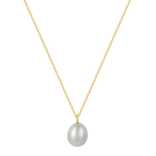 Kette CLASSIC gold mit Süßwasser-Zuchtperle