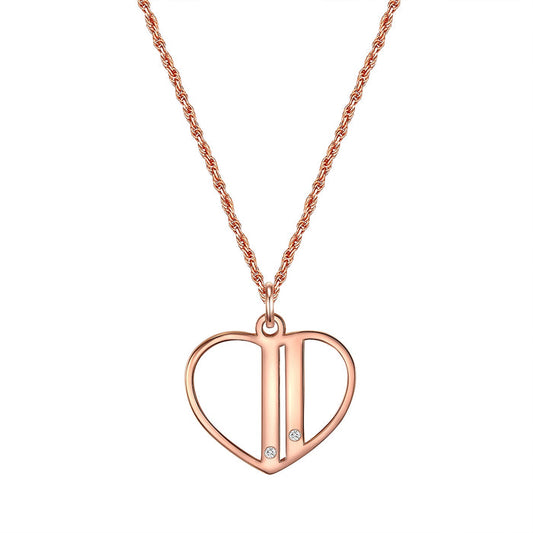 Kette GEBURTSTEIN mit Zirkonia roségold