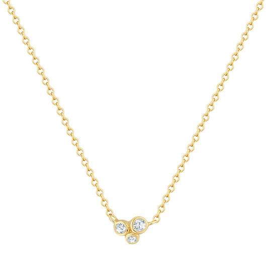 Kette GLITTER gold mit Zirkonia