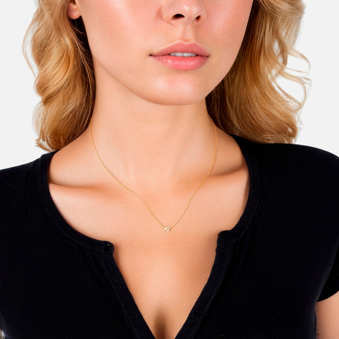 Kette GLITTER gold mit Zirkonia
