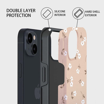 Khaki Blossoms | iPhone Case