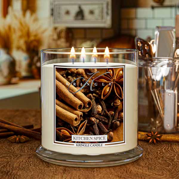 Kitchen Spice Scented 4-wick candle
