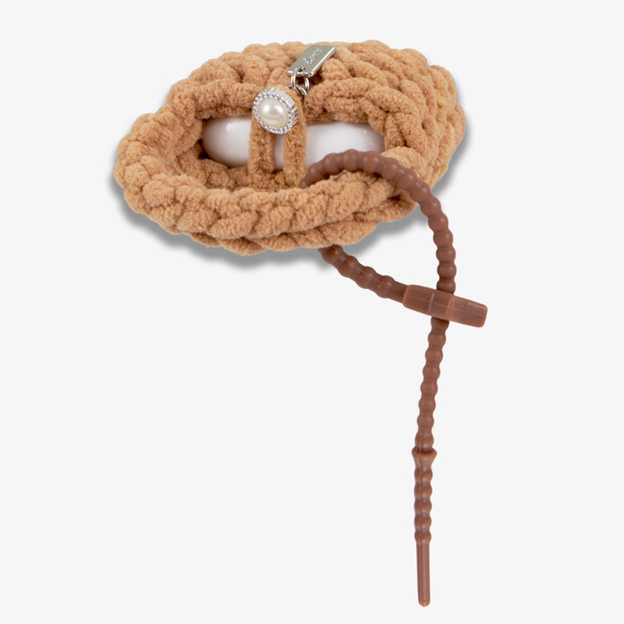 Knit Earbud / AirPods® Pouch - Latte