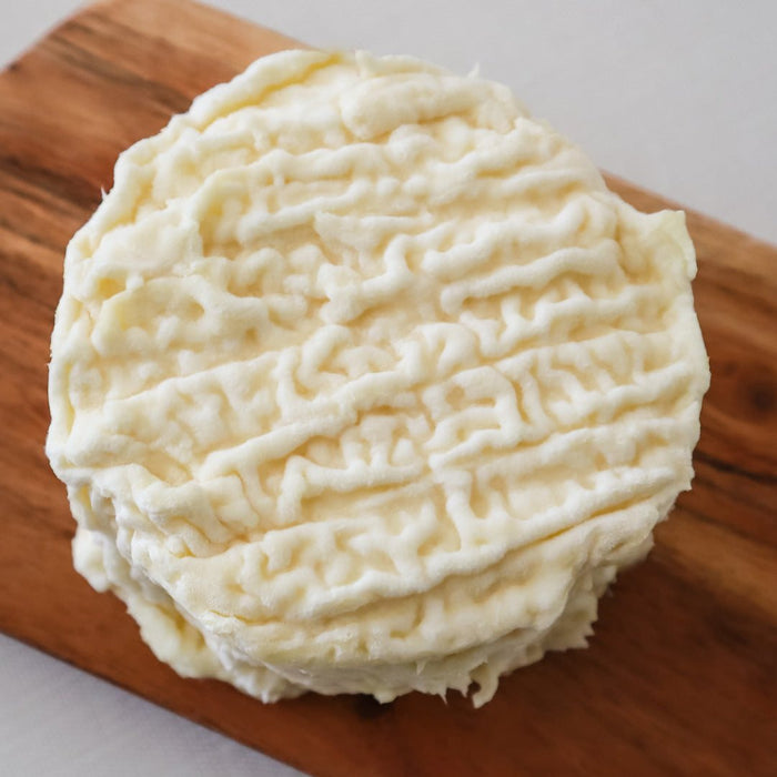 LA TUR cheese from Alta Langa, Italy, soft and tangy, made from cow, goat, and sheep milk.