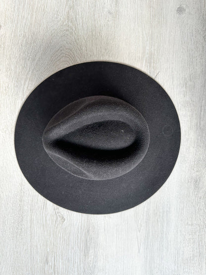 Lack Of Color Black The Grove Suede Band Trim Boho Hat - House Of Huntington