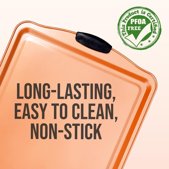 Large Cookie Sheet -Commercial Grade Restaurant Quality Metal Bakeware, Compatible With Models: Ncsbs3S45, Nc5Pcs (Copper)