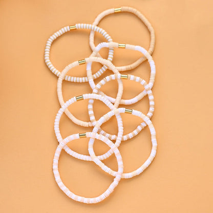Leche Stretch Bracelet Set of 8