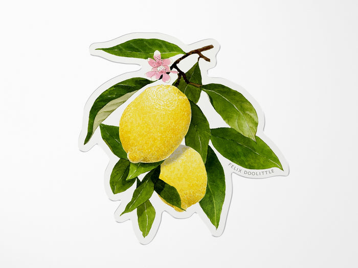 Lemon Branch Vinyl Sticker