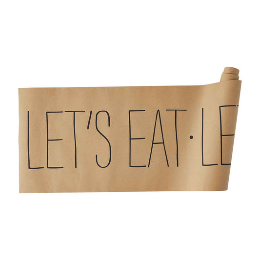 Let's Eat Kraft Table Runner Roll