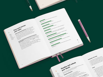 Leuchtturm 1917 Thesis Journal - Forest Green