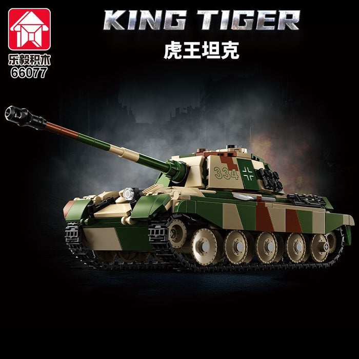 LEYI 66077 King Tiger Tank