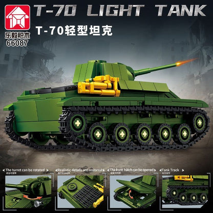 LEYI 66087 T-70 LIGHT TANK