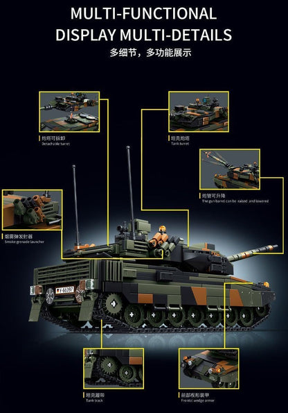 LEYI 66097 Leopard 2A6 Tank